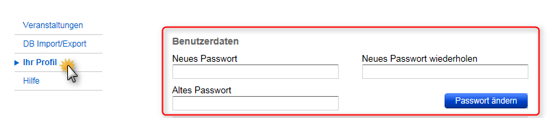 Profildaten �ndern